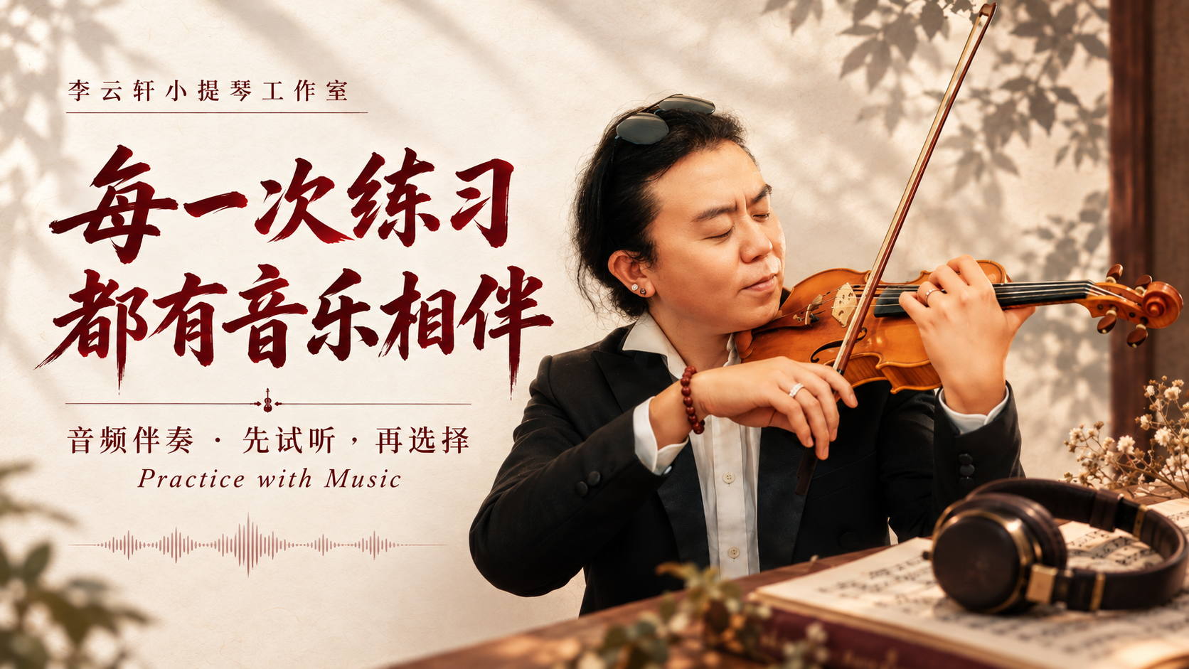 每一次练习都有音乐相伴